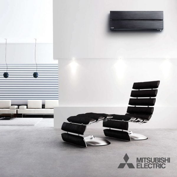 Mitsubishi Electric WSH-LN25i – Hyper heating – Wand-unit – 2,5 kW – Onyx black