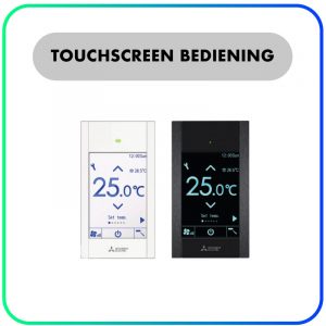 Touchscreen-bediening-PAR-CT01-MAA-Mitsubishi-Electric-wit-zwart