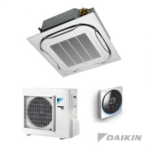 Daikin-FCAHG100H+RZAG100MY-Cassette-unit-10,0-kW-Standaardpaneel-wit