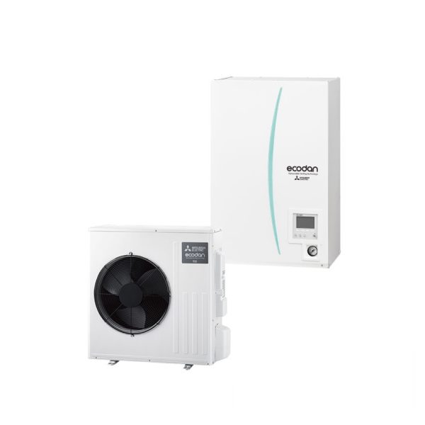 Mitsubishi Electric SH-M80V (EHSD-VM2D + SUZ-SWM80 VA) met Hydrobox – Lucht-water warmtepomp – 7,5 kW – Alleen verwarmen