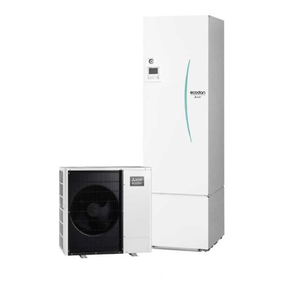 Mitsubishi Electric ZCR-112YA-300D (ERST30C-VM2ED+PUHZ-SHW112 YAA)-Zubadan 300 liter All-in-one-Lucht-water warmtepomp-11,2 kW