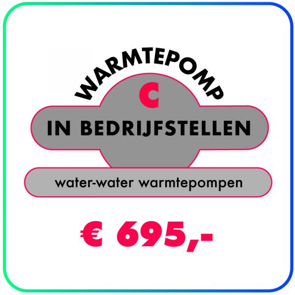 In bedrijfstellen – Warmtepomp – Water/water warmtepomp