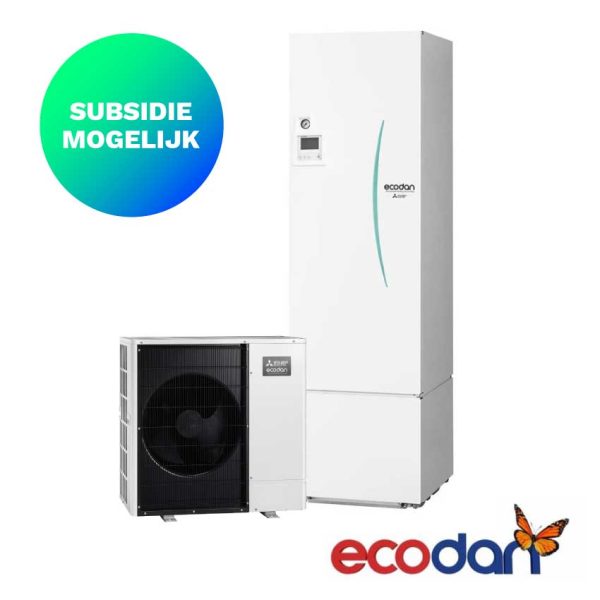 Mitsubishi Electric PCR-100YA-300 (ERST30C-VM2D + PUHZ-SW100 YAA) – Lucht-water warmtepomp – 11,2 kW