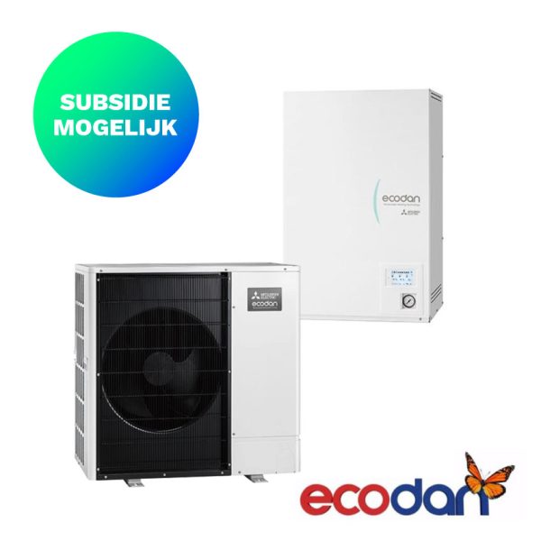 Mitsubishi Electric PHR-M80Y-E (ERSF-VM2E + PUZ-SWM80 YAA) – Lucht-water warmtepomp – 8,0 kW