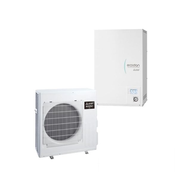 Mitsubishi Electric SHR-M100V-E (ERSD-VM2E + SUZ-SWM100 VA) met Hydrobox – Lucht-water warmtepomp – 10,0 kW