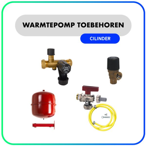 Warmtepomp toebehoren set voor Cilinder-unit E-serie (Lucht-water)