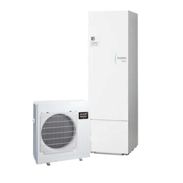 Mitsubishi Electric SCR-M80V2-300E (ERST30D-VM2EE + SUZ-SWM80 VA2) – Lucht-water warmtepomp – 7,5 kW