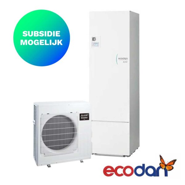 Mitsubishi Electric SCR-M80V2-300E (ERST30D-VM2EE + SUZ-SWM80 VA2) – Lucht-water warmtepomp – 7,5 kW