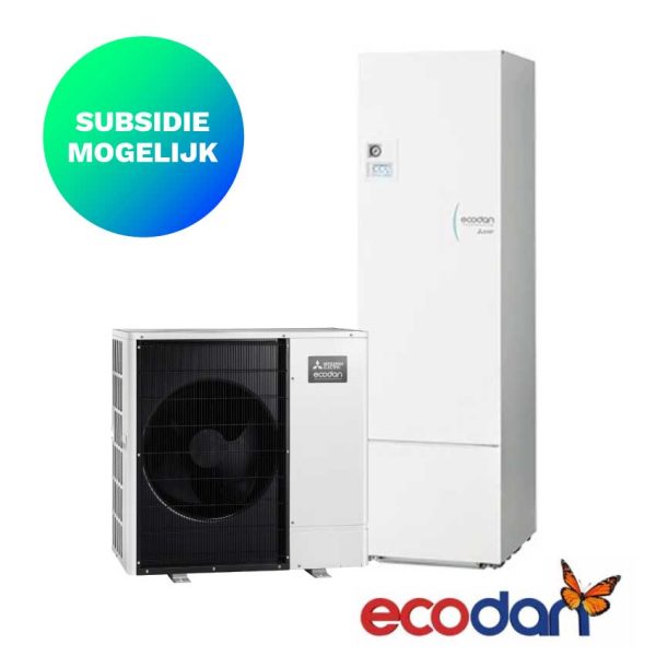 Mitsubishi Electric PCR-M80Y-300E (ERST30F-VM2EE + PUZ-SWM80 YAA) – Lucht-water warmtepomp – 8,0 kW