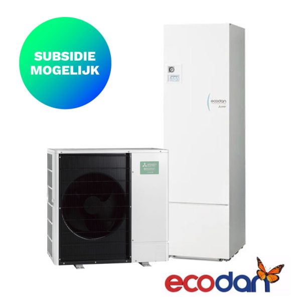 Mitsubishi Electric PMCR-Z60V-300-E – Monoblock Lucht-water warmtepomp – 6,2 kW – 300 liter/R290